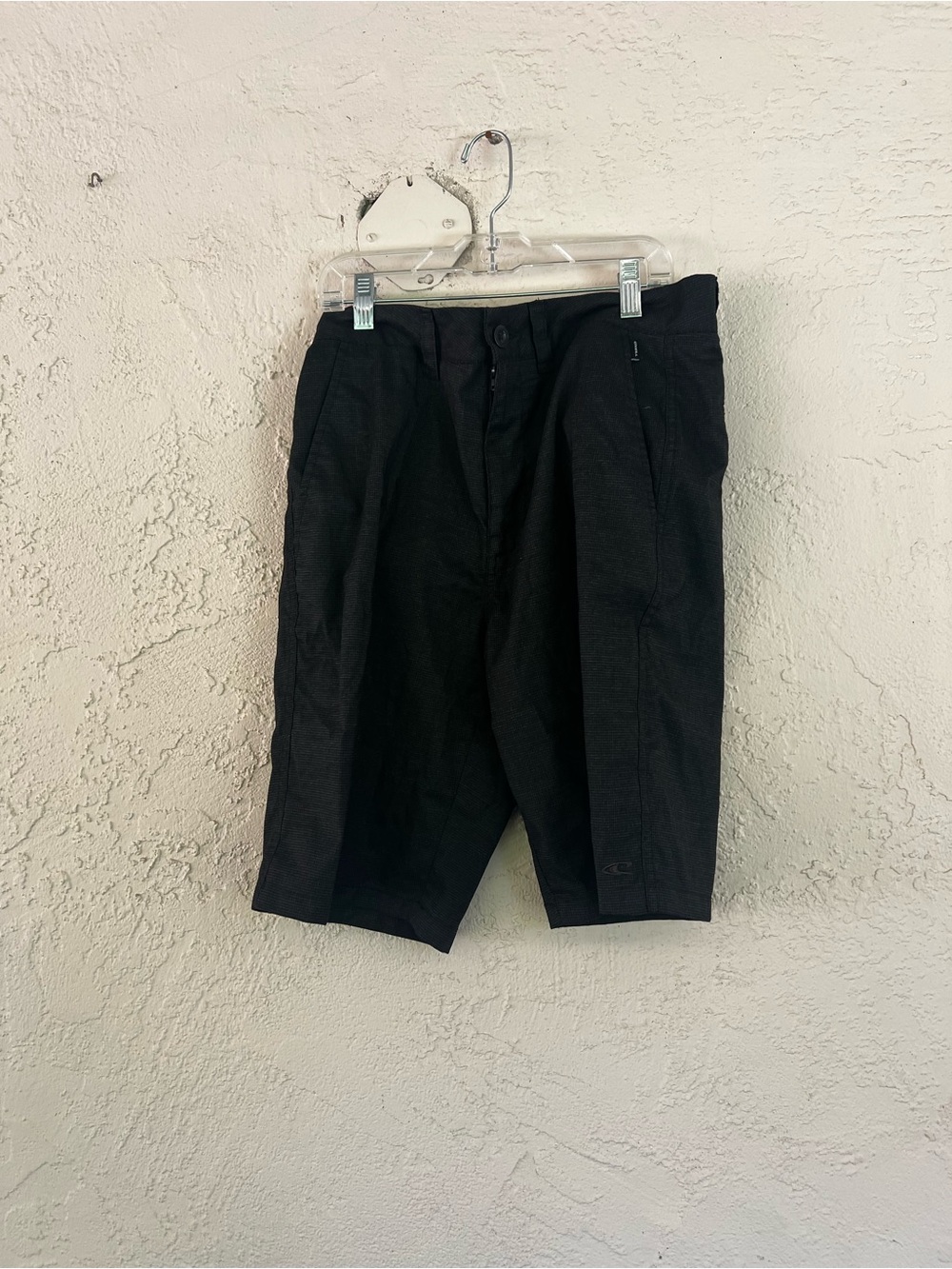 O'Neill Men's Black Flat Front Shorts